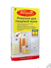 Липкая ловушка для пищевой моли Aeroxon 3шт