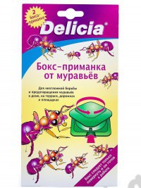 Delicia  Бокс-приманка от муравьев 2шт